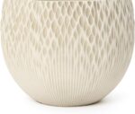 LuxenHome 14" Dia Round Planter for Indoor Plants, Large Outdoor Plant Pot with ... - Image 5