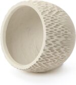 LuxenHome 14" Dia Round Planter for Indoor Plants, Large Outdoor Plant Pot with ... - Image 7