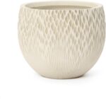 LuxenHome 14" Dia Round Planter for Indoor Plants, Large Outdoor Plant Pot with ... - Image 10