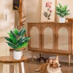 Der Rose 2 Pack 16" Fake Plants Artificial Tropical Plants Indoor Faux Greenery ... - Image 6