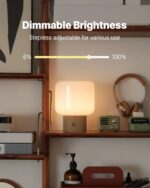 MAGCHARM Halo Mushroom Lamp, 5W Cute Cordless Rechargeable Table Lamp with Glass... - Image 5