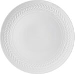 Pfaltzgraff Josephine 24-Piece Dinnerware Set, Porcelain Dish Set with Embossed ... - Image 7