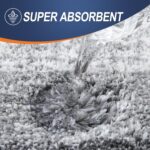 OLANLY Bathroom Rugs Mat 30x20, Extra Soft Absorbent Microfiber Bath Rugs, Rubbe... - Image 5