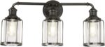 DESIGNERS FOUNTAIN Anson 3-Light Industrial Bathroom Vanity Light Fixture, Satin... - Image 9