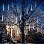 LJLNION Meteor Shower Lights, 12 Inch Outdoor Icicle Christmas Lights, 8 Tubes 2... - Image 3
