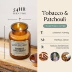 Paddywax Artisan Apothecary Scented Candle with Lid in Reusable Glass Jar, Clean... - Image 3