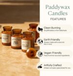 Paddywax Artisan Apothecary Scented Candle with Lid in Reusable Glass Jar, Clean... - Image 5