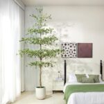 VeriNatural 10FT Artificial Black Olive Tree Indoor with White Planter – Tall Lu... - Image 3