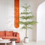 VeriNatural 10FT Artificial Black Olive Tree Indoor with White Planter – Tall Lu... - Image 4