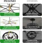 Sputnik Chandelier 12-Light, Mid Century Modern Height Adjustable Ceiling Light ... - Image 6