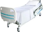 White Classic Twin Flat Sheets 3 Pack, White Cotton Flat Bed Sheet 66x104 Inches... - Image 3