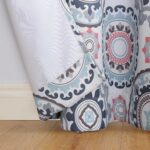 Sun Zero Nepal Global Medallion Print Blackout Grommet Curtain Panel, Stone, 40"... - Image 4