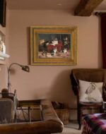 Antique Frame for 20x24 Canvas Paintings, No Front & Back, 3.6" Wide DIY Solid W... - Image 6