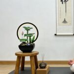 AOZITA Tabletop Water Fountain, Green Glass Zen Fountain,Indoor Water Feature wi... - Image 8