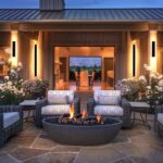 Outdoor Wall Light Fixtures Modern Long LED Wall Sconce Black Exterior Light Fix... - Image 3