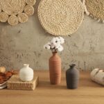 Dobbyby Ceramic Vase Set of 3 Neutral Decorative Vase for Farmhouse, Boho, or Ru... - Image 7