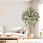 Realead Faux Olive Tree 7ft - Large Artificial Olive Tree Indoor with Realistic ... - Image 3