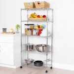 Seville Classics 5-Tier Wire Shelving with Wheels, 5-Tier, 30"" W x 14"" D (NEW ... - Image 3