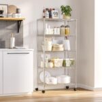 Seville Classics 5-Tier Wire Shelving with Wheels, 5-Tier, 30"" W x 14"" D (NEW ... - Image 5