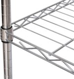 Seville Classics 5-Tier Wire Shelving with Wheels, 5-Tier, 30"" W x 14"" D (NEW ... - Image 6