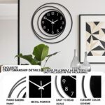 Dankeit 16inch Decorative Wall Clock, Silent Non-Ticking Quality Quartz Battery ... - Image 3