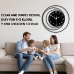 Dankeit 16inch Decorative Wall Clock, Silent Non-Ticking Quality Quartz Battery ... - Image 6
