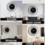 Dankeit 16inch Decorative Wall Clock, Silent Non-Ticking Quality Quartz Battery ... - Image 7