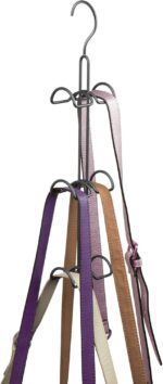 mDesign Metal Wire Over The Closet Rod Hanging Storage Organizer Hanger for Stor... - Image 7