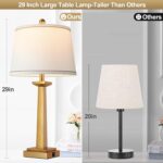 ROTTOGOON 29" Gold Table Lamps for Living Room Set of 2, 3-Color Temperature Nig... - Image 5