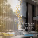Luxury Dimmable Chandelier for High Ceiling, 15 Ring Modern Gold LED Foyer Light... - Image 5
