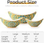 LAUCHUH Serving Dishes for Entertaining, Porcelain Serving Bowls with Handles Bo... - Image 3