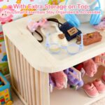 Foldable Doll Wardrobe Closet for Labubu Clothing - Double Sliding Door Stackabl... - Image 5