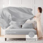 MUXHOMO 7 Pieces Queen Comforter Set, Seersucker Bed in a Bag Queen Size, All Se... - Image 4