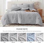 MUXHOMO 7 Pieces Queen Comforter Set, Seersucker Bed in a Bag Queen Size, All Se... - Image 6