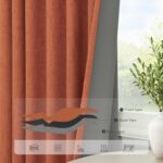 Pitalk Boho Blackout Curtains for Living Room Linen Textured Bohemian Vintage Mi... - Image 5