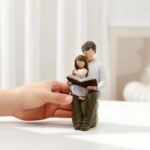 Super Dad Father Figurine- Father's Day Figures Figure-Hand Painted Resin Father... - Image 8