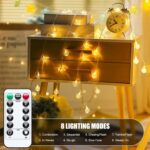 Minetom Crystal Globe String Lights Battery Operated - 17 ft 30 LED Globe Fairy ... - Image 4