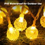 Minetom Crystal Globe String Lights Battery Operated - 17 ft 30 LED Globe Fairy ... - Image 8