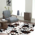 MACEVIA Cow Print Rug Faux Cowhide Rugs Cute Animal Area Carpet Western Decor fo... - Image 3