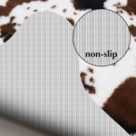 MACEVIA Cow Print Rug Faux Cowhide Rugs Cute Animal Area Carpet Western Decor fo... - Image 5