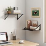 Fun Memories Deep Floating Shelves for Wall, 12 Inch Deep Black Floating Shelves... - Image 3