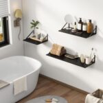 Fun Memories Deep Floating Shelves for Wall, 12 Inch Deep Black Floating Shelves... - Image 7