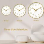 DAXSMY Wall Clock - 14 Inch Silent Non-Ticking Modern 3D Wall Clocks Battery Ope... - Image 6