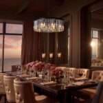 22-Inch Crystal Chandelier for Dining Room, Modern Hanging Pendant Light Fixture... - Image 8