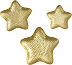 3Pcs Golden Star Snack Dishes Serving Trays for Various Occasions Tabletop Decor... - Image 8
