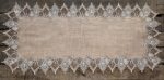 LINENS ART AND THINGS Lace Table Runner Neutral Earth Tones Dresser Scarf Coffee... - Image 7