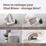 CHAT BLANC Cotton Rope Baskets for Organizing | 15”x10”x9” Storage Baskets for S... - Image 7