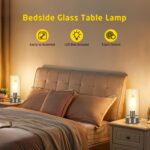 Bedside Nightstand Lampfor Bedroom Living Room, Modern Table Lamp Desk Lamp with... - Image 8