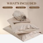 Bedlifes Deep Pocket Sheets 18-24 Inch, King Size Egyptian Cotton 1000 Thread Co... - Image 5