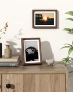 RICHFOCUS 5x7 Picture Frame USA-Sourced Natural Walnut Solid Wood Photo Frame Ha... - Image 3